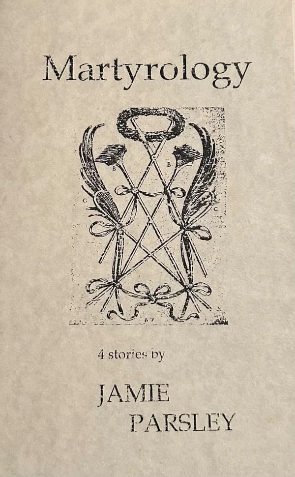 Cover of Martyrology by Jamie Parsley